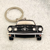 Classic 1965 Ford Mustang Metal Keyring – American Muscle Car Collectible