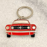 Classic 1965 Ford Mustang Metal Keyring – American Muscle Car Collectible