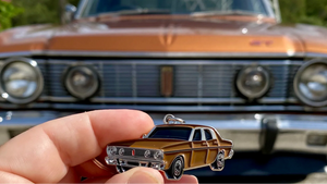 Ford Falcon XT Banner – Classic Australian Muscle Car Tribute