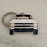 Glacier White Holden LC Torana premium enamel metal keyring automotive gift