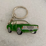 Green 1973 Ford TC Cortina premium muscle car keyring