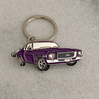 Classic Holden HQ Monaro Metal Keyring – Australian Muscle Car Collectible