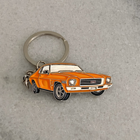 Classic Holden HQ Monaro Metal Keyring – Australian Muscle Car Collectible