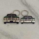 Monza Green Ford Falcon XY GT premium vintage metal car keychain