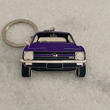 Purrpull Purple Holden LC Torana metal car keyring vintage accessory


