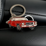 Salamanca Red Holden HQ Monaro premium enamel metal keyring automotive gift