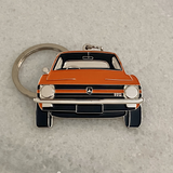 Tangerine Orange Holden LC Torana metal keyring for classic car keys
