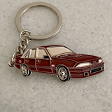 Classic Holden VL Brock Metal Keyring – Australian Muscle Car Collectible in Red