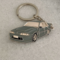 Classic Holden VL Walkinshaw Metal Keyring – Australian Muscle Car Collectible in Panorama Silver