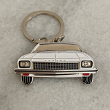 White Holden LH Torana premium enamel metal keyring automotive gift