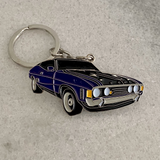Wild Violet Ford Falcon XA GT premium muscle car keyring