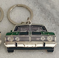 Ford Falcon XY GT Metal Keyring | Classic Australian Muscle Car Collectible & Gift - Muscle Car Gifts
