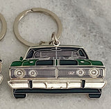 Ford Falcon XY GT Metal Keyring | Classic Australian Muscle Car Collectible & Gift - Muscle Car Gifts