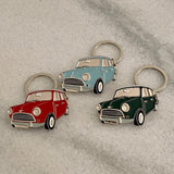 1964 MK1 Mini Car Enthusiast Metal Keyrings